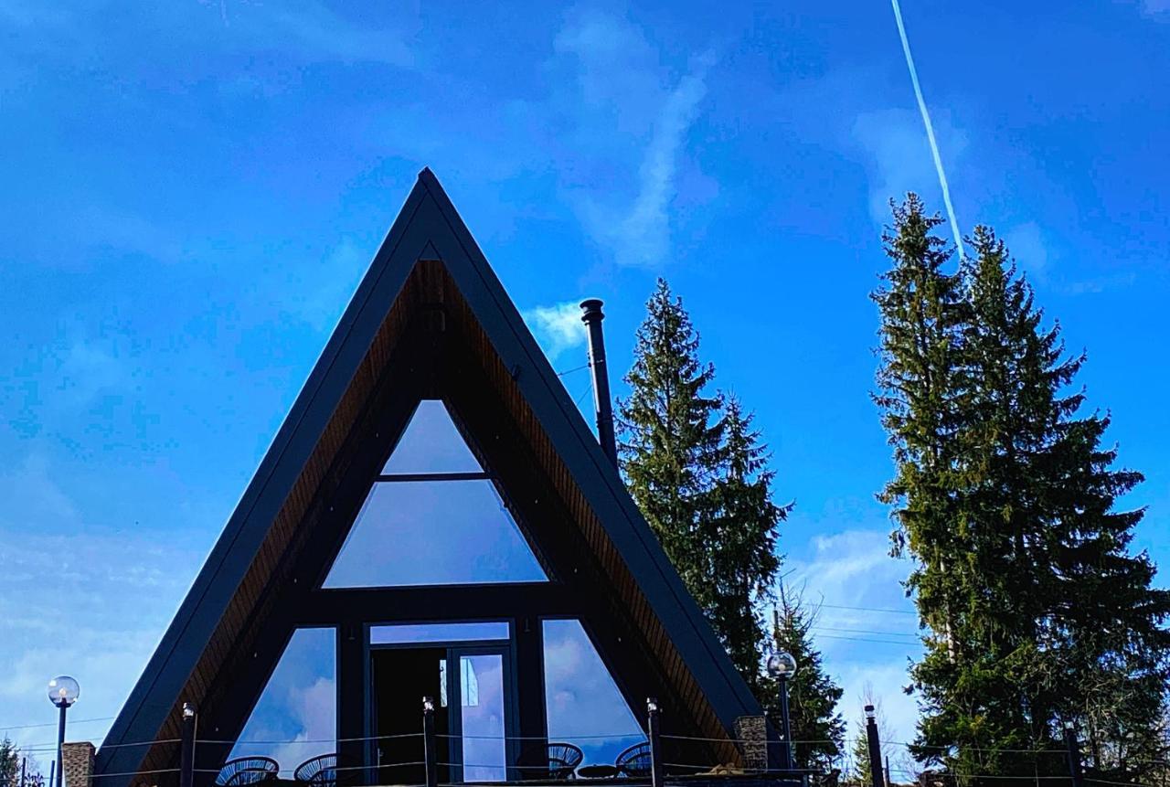 Nordik Cabin - Aframe With 2 Bedrooms Mărişel المظهر الخارجي الصورة